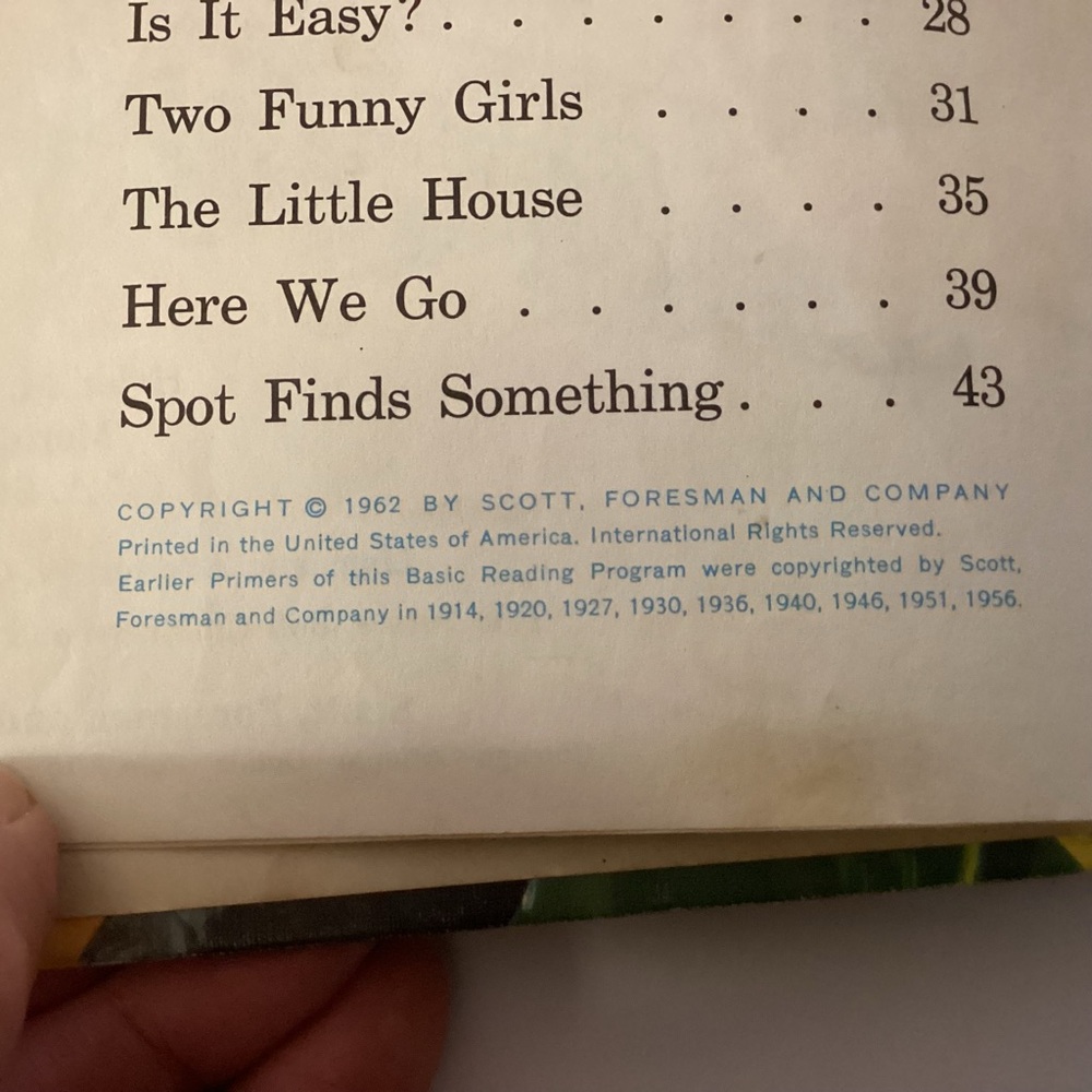 Vintage 1962 Dick and Jane the new basic reader Fun with our friends - Picture 5 of 14